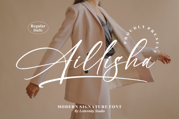 Aillisha: A Script Font That Elevates Digital Design
