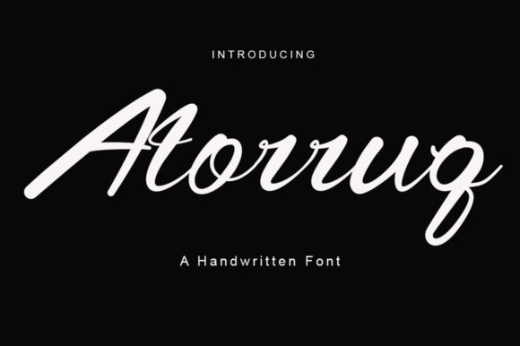Atorruq: A Handwritten Font for Authentic Branding