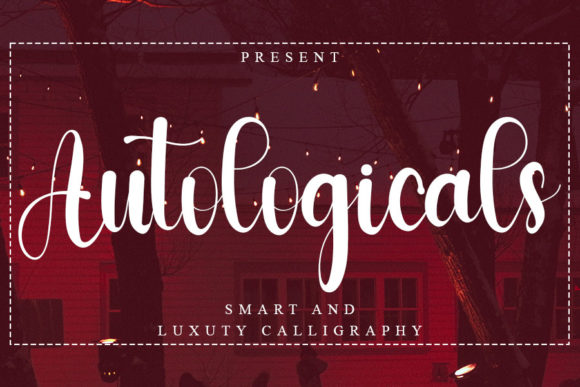 Autologicals: A Handwritten Font for Casual Branding
