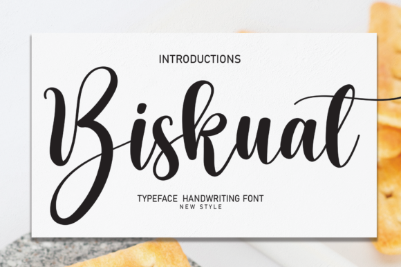 Biskuat Script Font for Handmade Creations