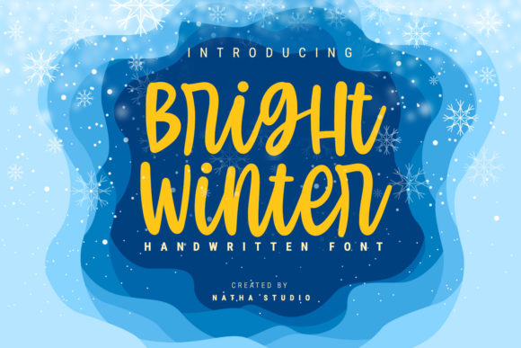 Bright Winter Font for Branding Projects