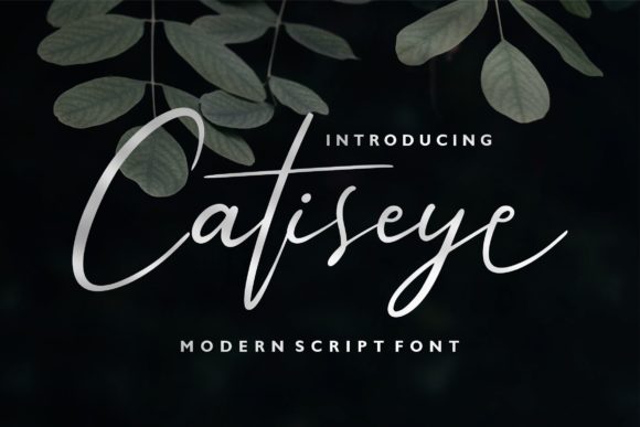Catiseye: A Handwritten Font for Elegant Editorial Design