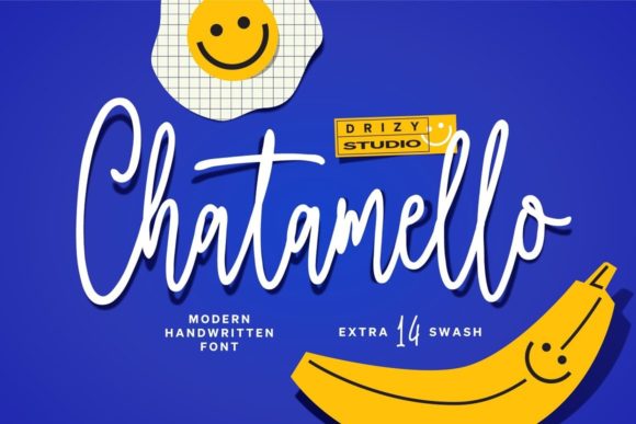 Chatamello: A Delicate Script Font for Editorial Design