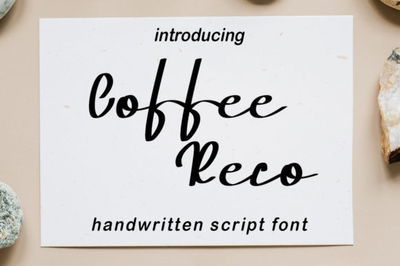 Coffee Reco Font for Memorable Branding