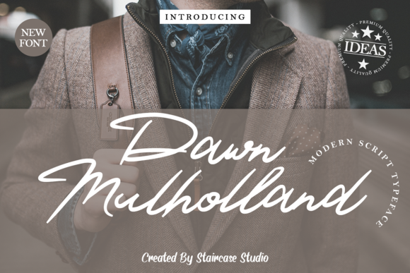 Dawn Mulholland Script Font for Craft Projects