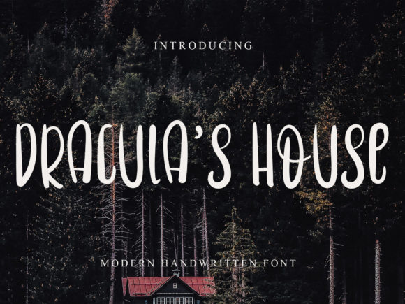 Dracula s House Font Review for Editorial Design
