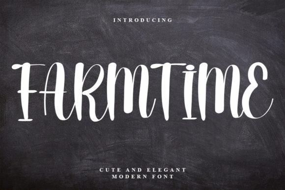 Farmtime Font: A Handwritten Charm for Web Design