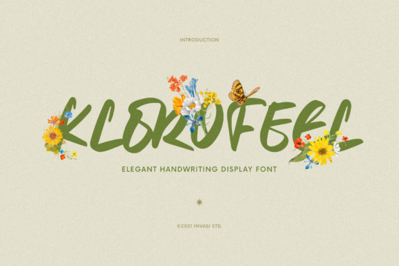 Klorofeel: A Handwritten Font for Storytelling and Branding