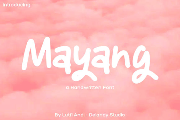 Mayang: A Cheerful Font for Modern Branding