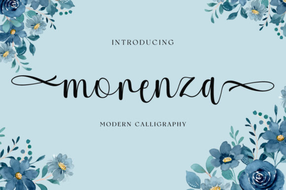 Morenza: A Handwritten Font for Professional Branding