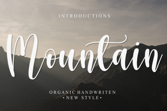Mountain Script Font Review for Branding Projects