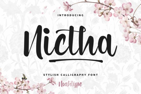 Nictha: A Stylish Script Font for Professional Branding