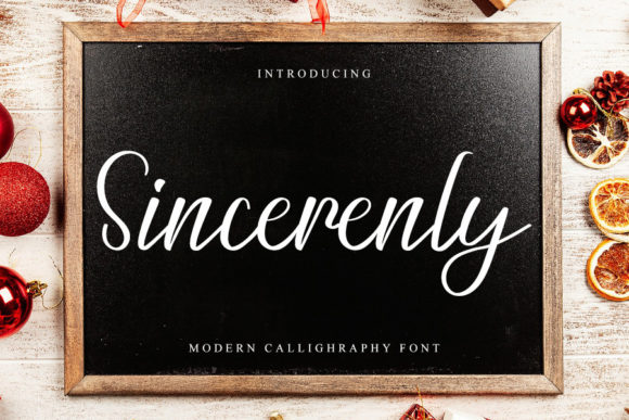 Sincerely Font for Handmade Creations