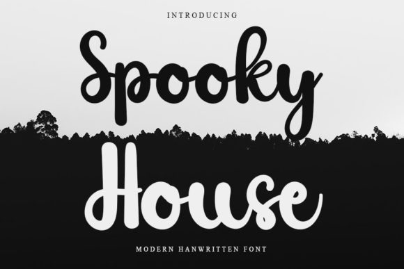 Spooky House Font for Campaign Creatives
