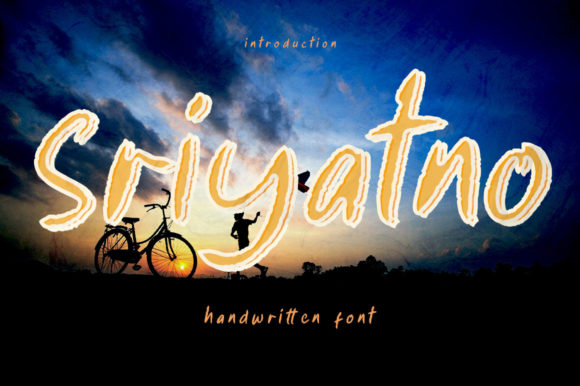 Sriyatno: The Modern Script Font That Elevates Campaigns