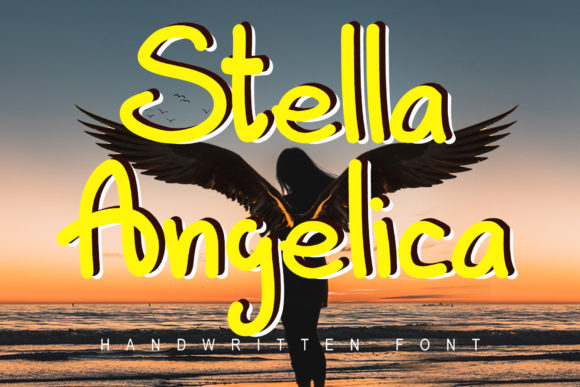 Stella Angelica: A Handwritten Font for Editorial Elegance
