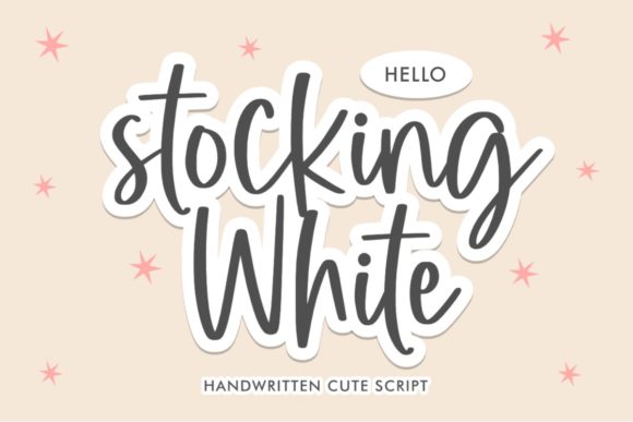 Stocking White: A Stylish Font for Polished Branding