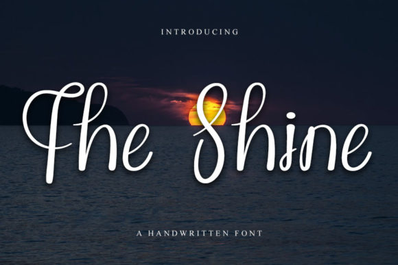 The Shine: A Delicate Script Font for Elegant Editorial Design