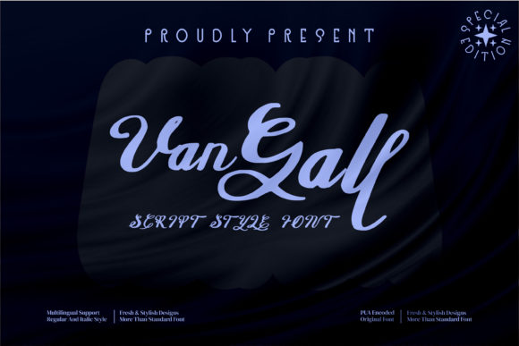 Van Gall: A Script Font That Elevates Luxury Branding