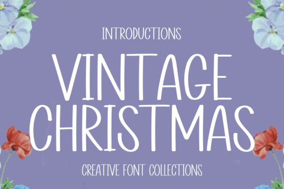 Vintage Christmas Font for Holiday Marketing