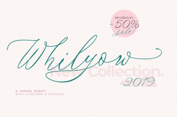 Whilyow: A Luxurious Handwritten Font for Branding Projects