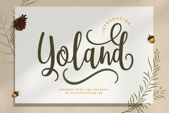 Yoland: A Vintage Script Font for Editorial Elegance